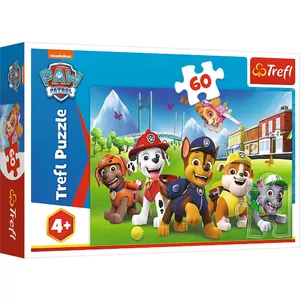 Пазл TREFL Paw Patrol on the grass — 60 элементов, ширина 330 мм, возраст 4+
