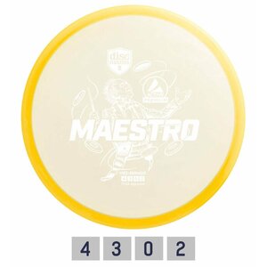 Diskgolfo diskas Midrange Driver MAESTRO Active Premium Yellow