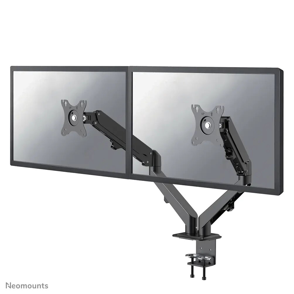 Neomounts DS70-700BL2 dubultā monitora roka 17-27