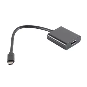 Адаптер видеокабеля S/CONN 14-05001 0.2 м USB Type-C на HDMI Type A черный