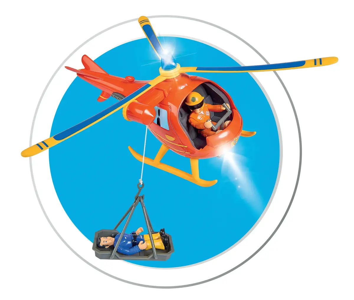 Smoby Fireman Sam Wallby helikoptera rotaļlieta Photo 5