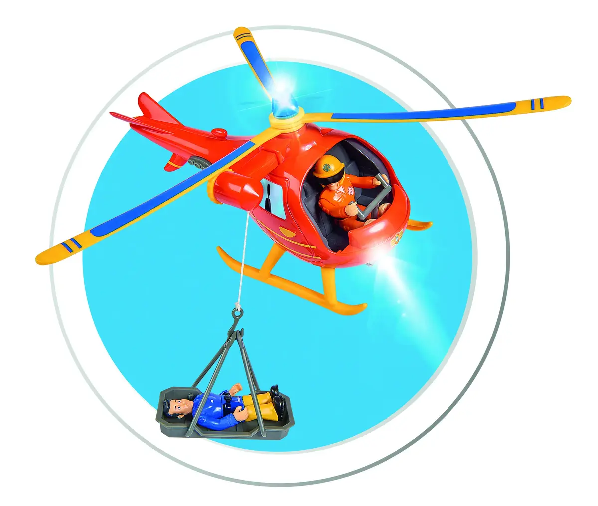 Smoby Fireman Sam Wallby helikoptera rotaļlieta Photo 6