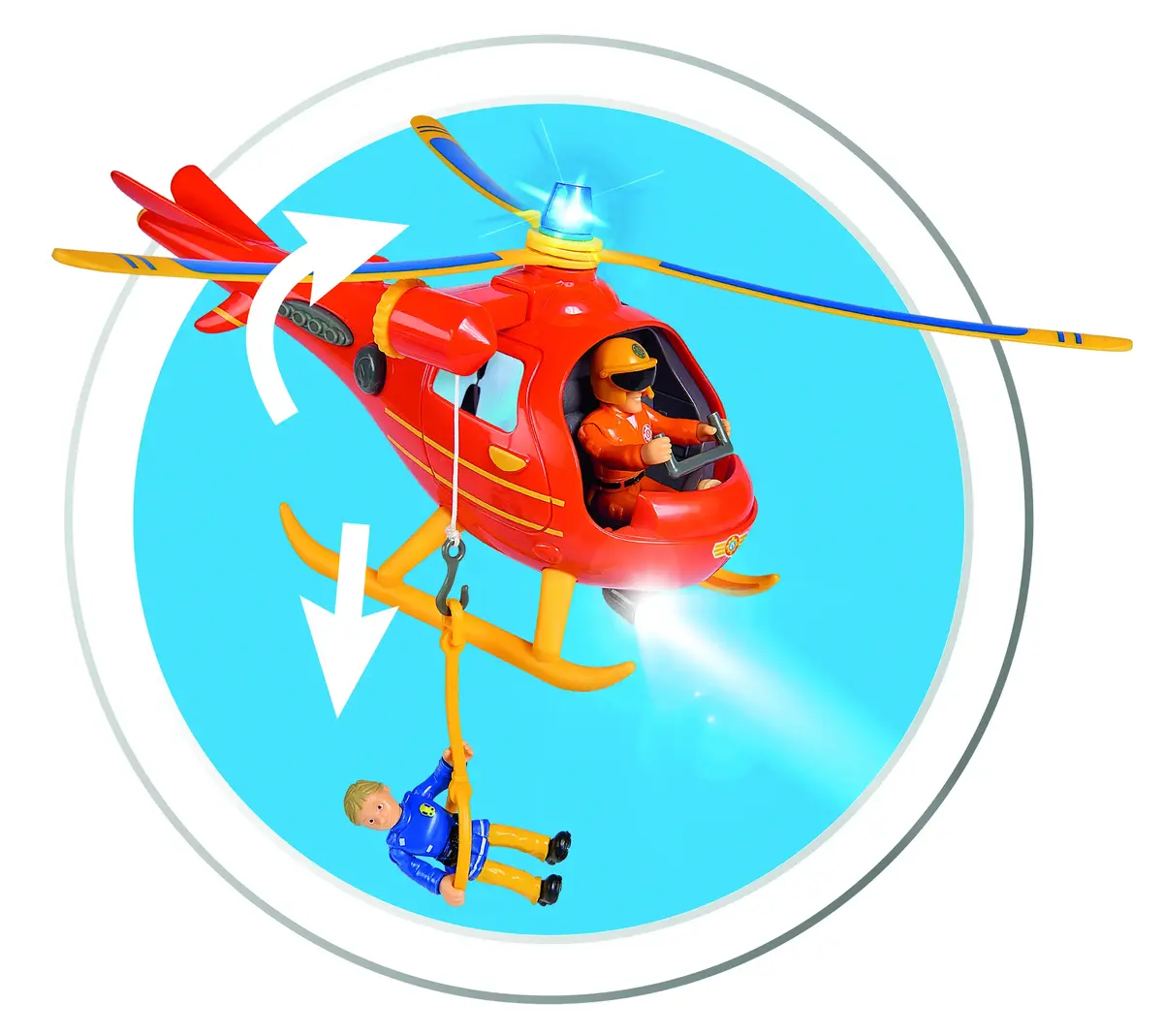 Smoby Fireman Sam Wallby helikoptera rotaļlieta Photo 9