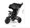 Qplay Rowerek Trójkołowy Premium Black трёхколёсный 4103 Photo 6