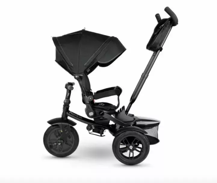 Qplay Rowerek Trójkołowy Premium Black трёхколёсный 4103 Photo 10