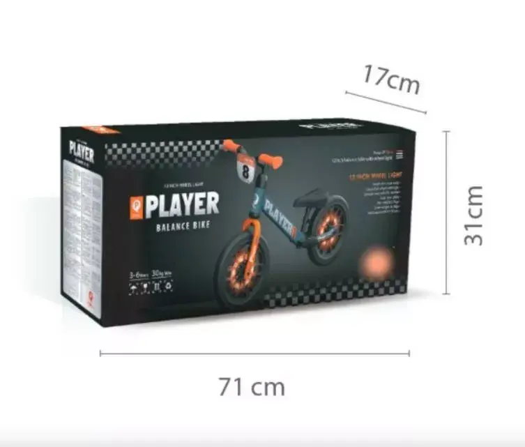 Qplay Player Red skrituļvelosipēds Photo 2