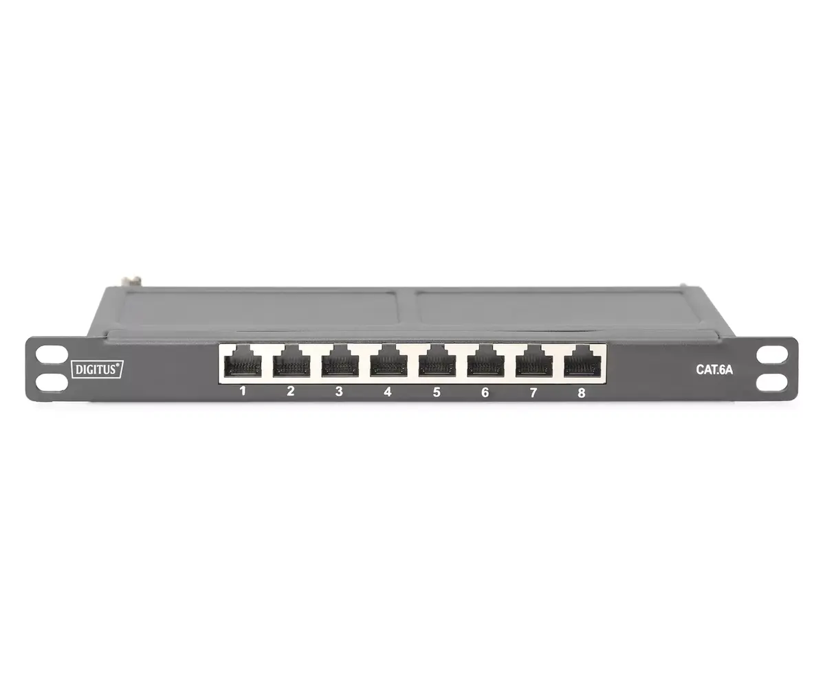Digitus CAT 6A Patch Panel 8-portu Photo 3