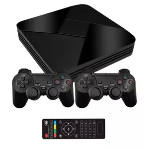 Riff RF-B01 64GB TV Box HD 4K Game Hdmi with 2x Wi-Fi Controllers & Multi Platform 8-64bit 4000 Games 