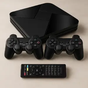 Game Console Riff RF-B01 64GB TV Box HD 4K with 2x Wi-Fi Controllers