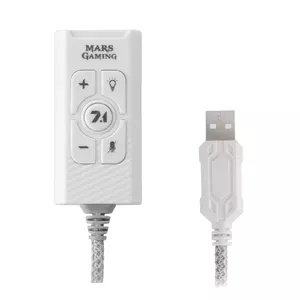 Audio Card Mars Gaming MSC2W 7.1 USB White 3.5mm