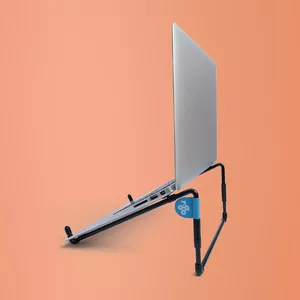 Laptop stand R-Go Tools R-Go Steel Travel ergonomic foldable black