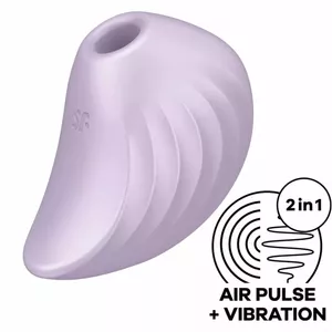 Air Pulse stimulators un vibrators Pearl Diver Violet — svars 0.282 kg