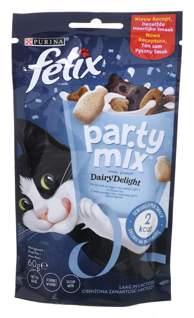 Kaķu našķis Felix Party Mix Dairy