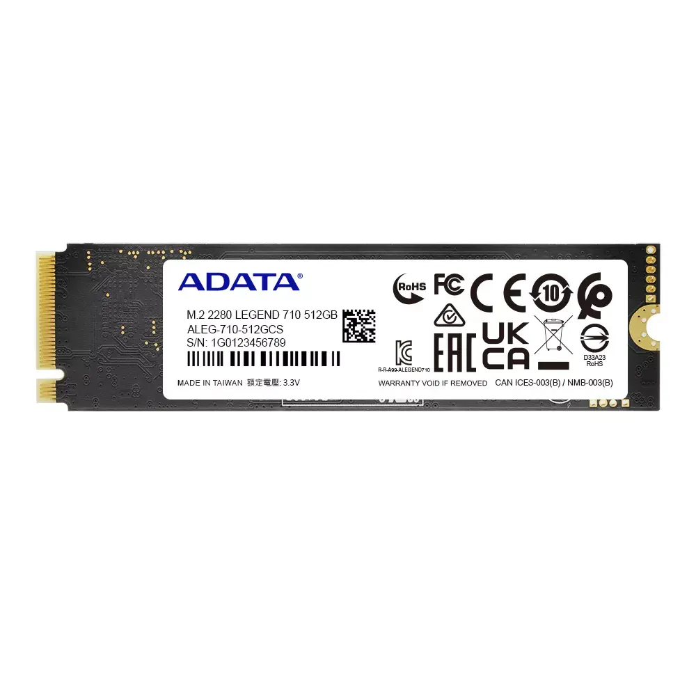 ADATA LEGEND 710 512GB M.2 NVMe SSD Photo 7