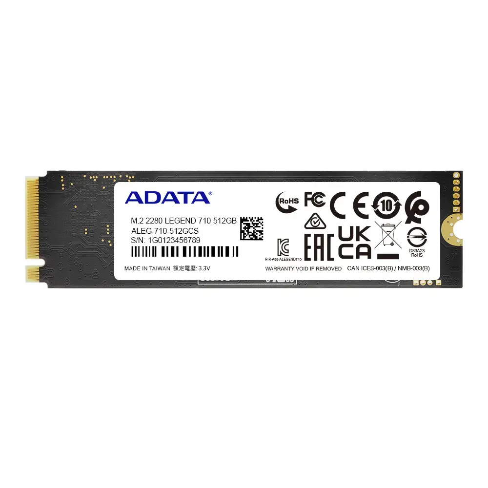 ADATA LEGEND 710 512 GB M.2 NVMe SSD Photo 7
