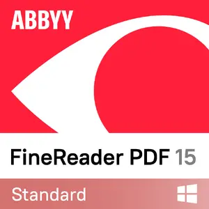 Программное обеспечение Abbyy FineReader PDF 15 Standard — лицензия на 1 пользователя, 1 год