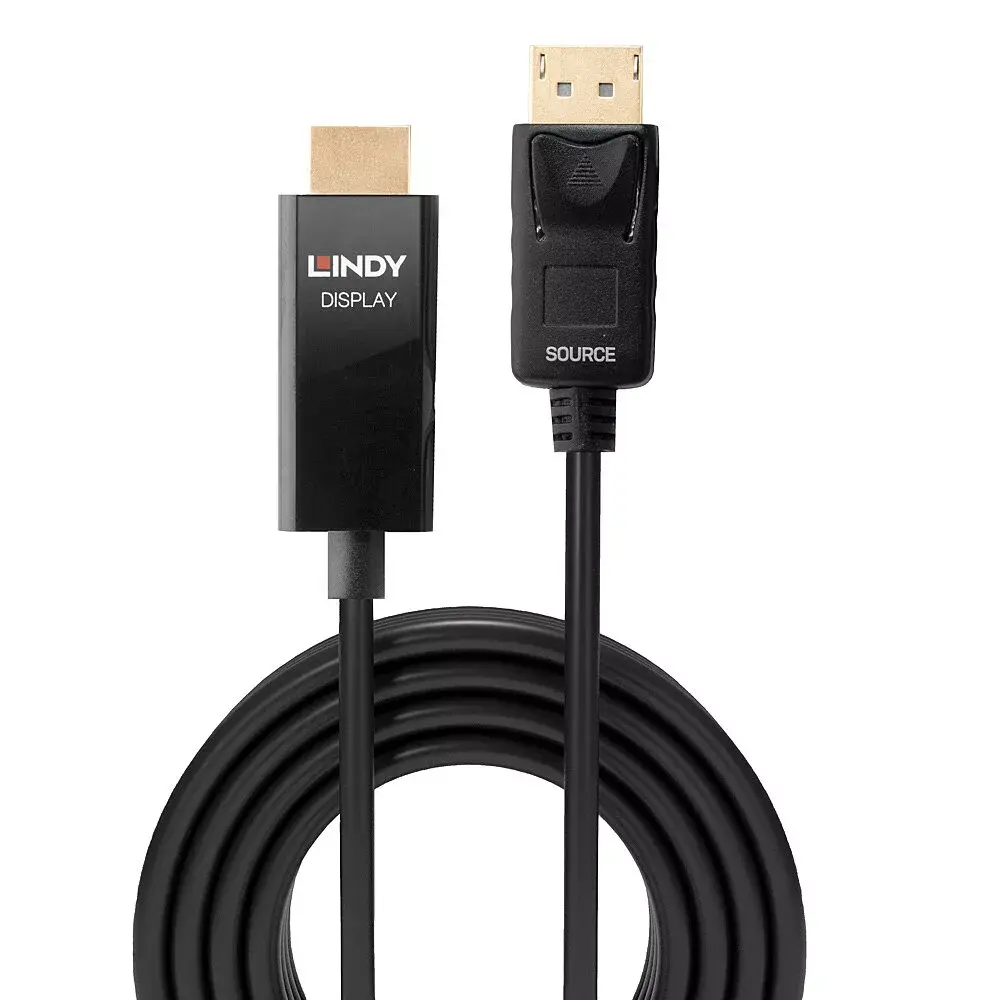 DP to HDMI Adapter Cable Lindy 5m Photo 2