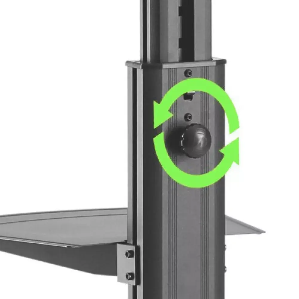 TECHLY Floor TV Trolley for 32–65" (VESA 200–600, 35 kg) Photo 4
