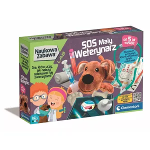 Детская игрушка Clementoni Little vet — интерактивный набор «ветеринар» для ролевых игр