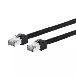 Networking cable METZ CONNECT 13084F1000-E 1 m Cat5e S/UTP Black