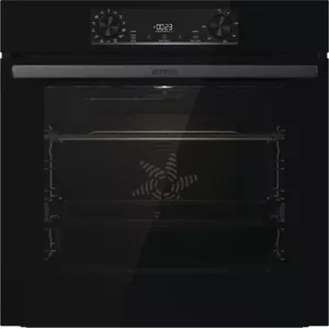 Built-in electric oven Gorenje BOS6737E13FBG — 77 L, top/bottom heating, grill, steam, touch and rotary controls, black