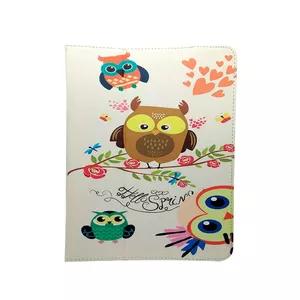 Tablet case GreenGo Universal Owls Family for 9–10 inch tablets, lightweight 0.1 kg