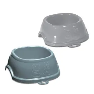 Кормушка для животных stefanplast Break 0,6 л, 19×19×7 см, в ассортименте серо‑голубая