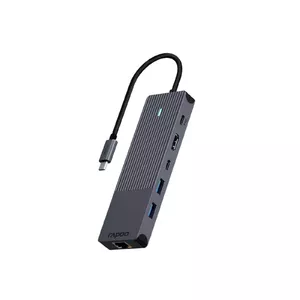 Интерфейсная карта Rapoo UCM-2002 HDMI RJ-45 USB 3.2 Type-C Черная