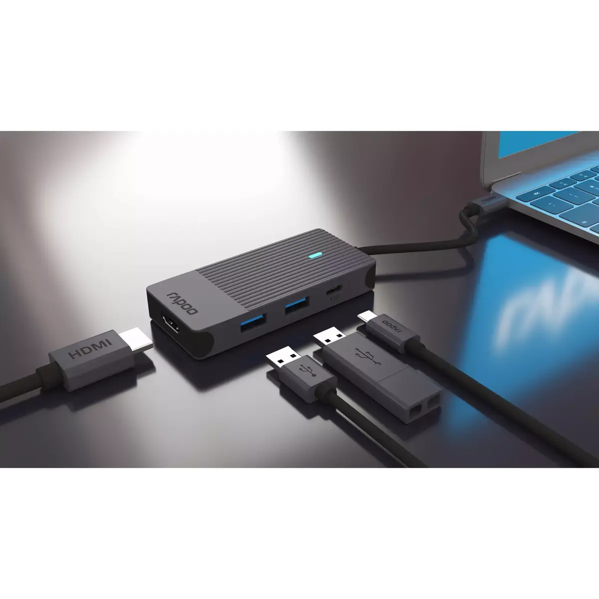Rapoo UCM-2001 HDMI USB 3.2 Gen 1 Adapter Photo 6