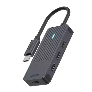 Адаптер USB Type-C Rapoo UCH-4002 Мужской 5 Гбит/с Черный