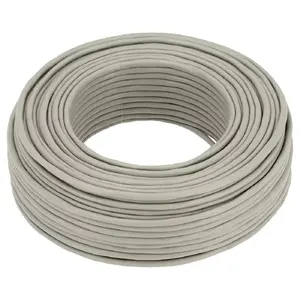 Telephone cable Hama 00020261 50 m Grey Round
