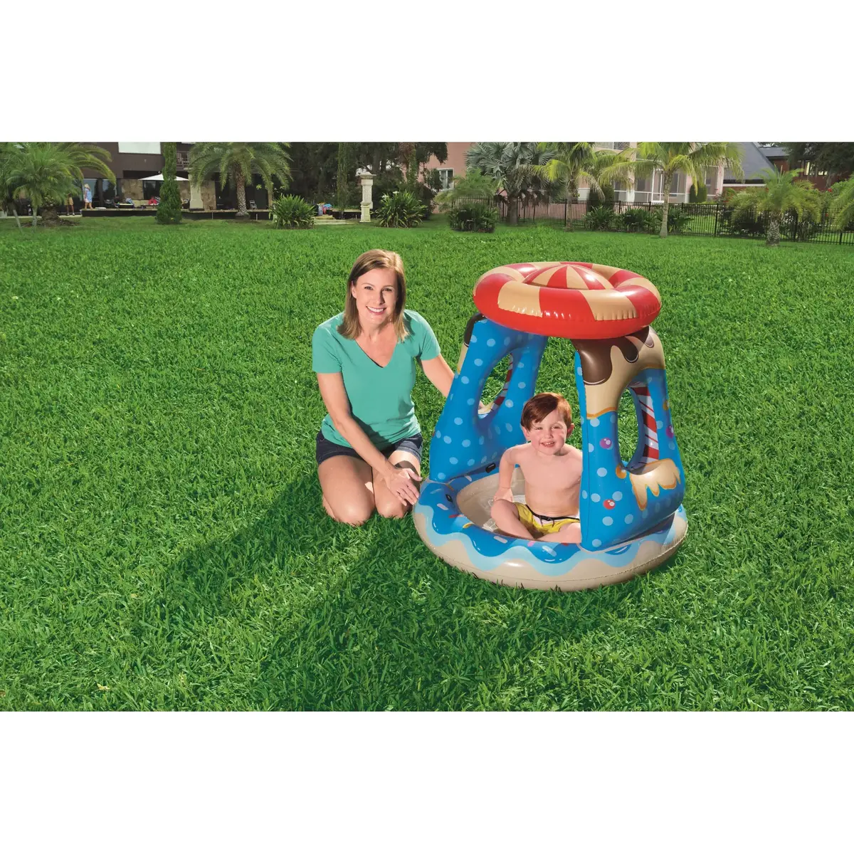 Kiddie pool Bestway 52270 — vinyl, candy dish Photo 10