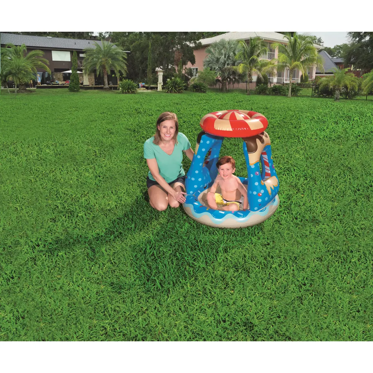 Kiddie pool Bestway 52270 — vinyl, candy dish Photo 11