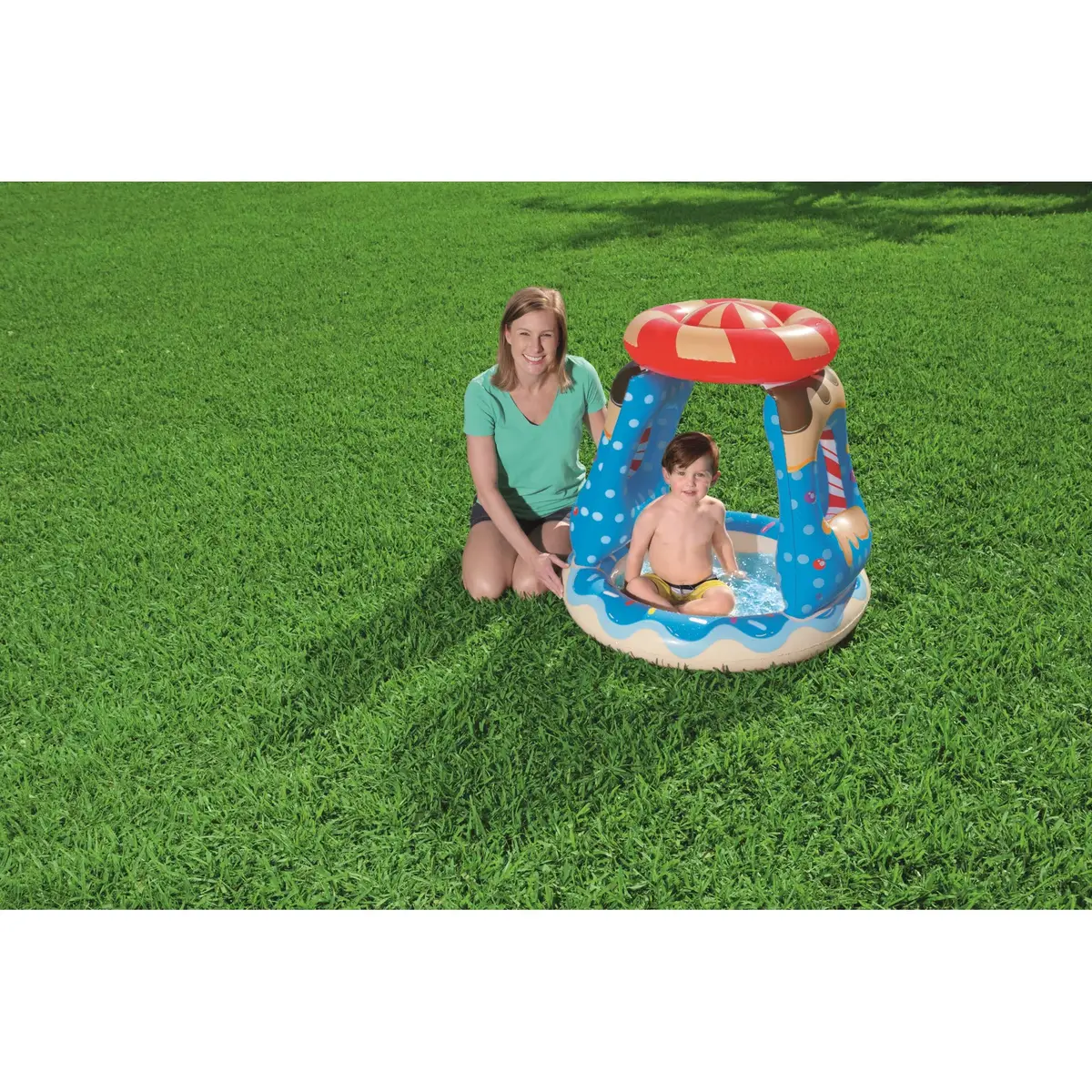 Kiddie pool Bestway 52270 — vinyl, candy dish Photo 12