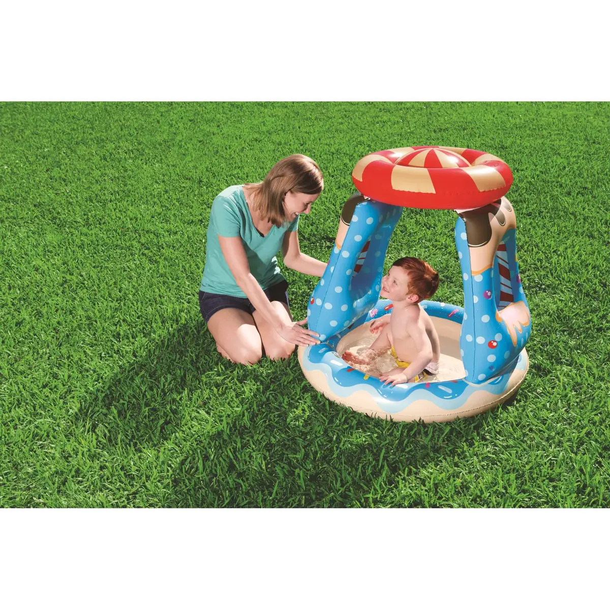 Kiddie pool Bestway 52270 — vinyl, candy dish Photo 13