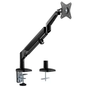 Monitoru stiprinājums Ergo Office ER-405B 32" Melns Clamp/Bolt-through