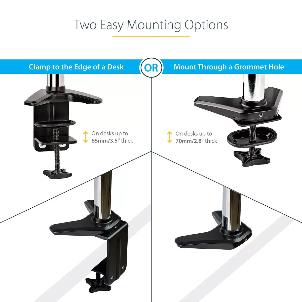 StarTech ARMPIVOTE2 monitor arm — single full-motion desk mount Photo 17