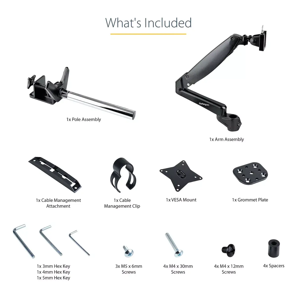 StarTech ARMPIVOTE2 monitor arm — single full-motion desk mount Photo 21