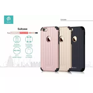 Чехол Devia для Apple iPhone 6/6s Plus — чёрный, жёсткий защитный корпус