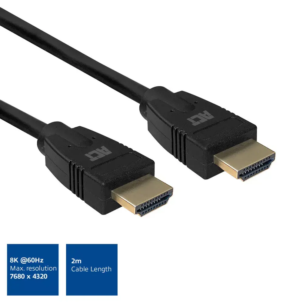 HDMI Cable ACT 2 meters 8K Ultra High Speed v2.1 Photo 2