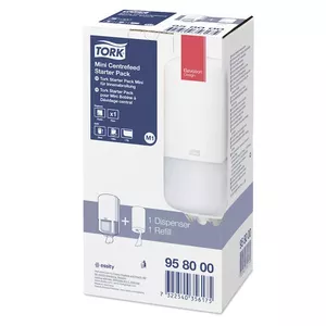 Paper towel dispenser Tork 958000 Roll paper towel dispenser White Width 182 mm Depth 175 mm Height 339 mm