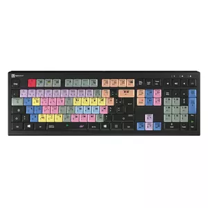 Клавиатура Logickeyboard LKB-EDIUS-A2PC-FR USB AZERTY Французская Черная
