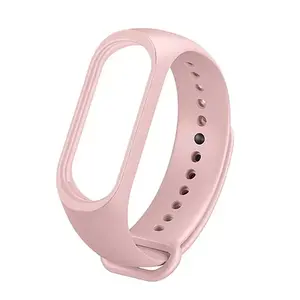 Ремешок Fusion wave для Xiaomi Mi Band 3, Mi Band 4, Mi Band 5, Mi Band 6 розовый
