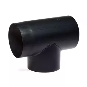 Three-way pipe 90° D180 black - WADEX 026180000
