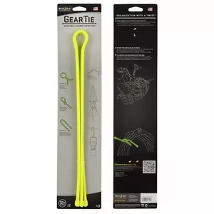 Kabeļu organizators NITEIZE Gear Tie gumijas savelce 32" neona dzeltena, 2 gab.