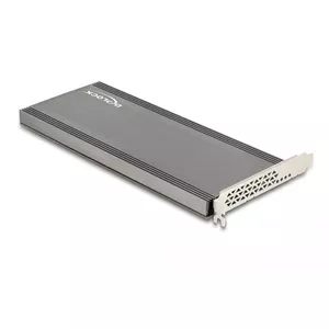 DeLOCK PCI Express 4.0 x16 karte uz 4 x iekšējiem NVMe M.2 Key M ar siltuma izkliedētāju un ventilatoru
