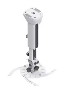 Ceiling Projector Mount EDBAK PMV100W — White, ceiling mount, 15 kg capacity, 180×180×475 mm