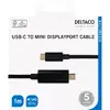DELTACO USB-C to mini DisplayPort cable 1 m Photo 3