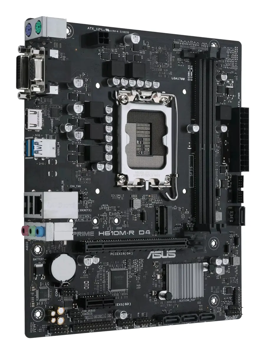 Материнская плата ASUS PRIME H610M-R D4 Photo 2