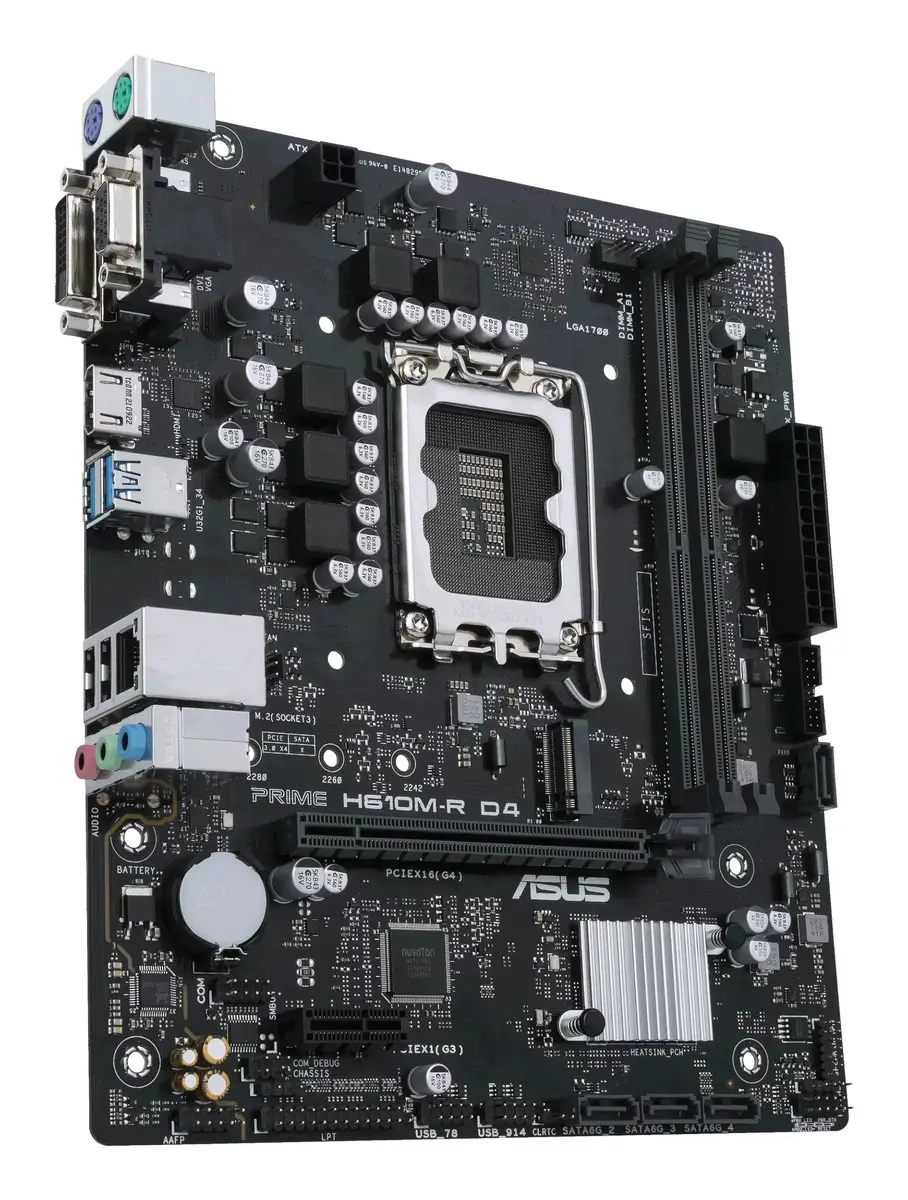 Материнская плата ASUS PRIME H610M-R D4 Photo 3